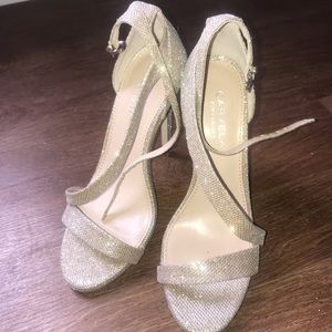 Metallic Gold Stiletto Heel